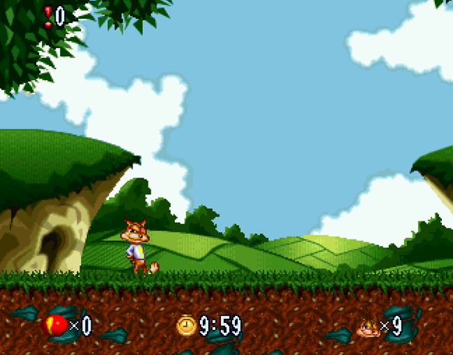 Bubsy in Fractured Furry Tales atari screenshot