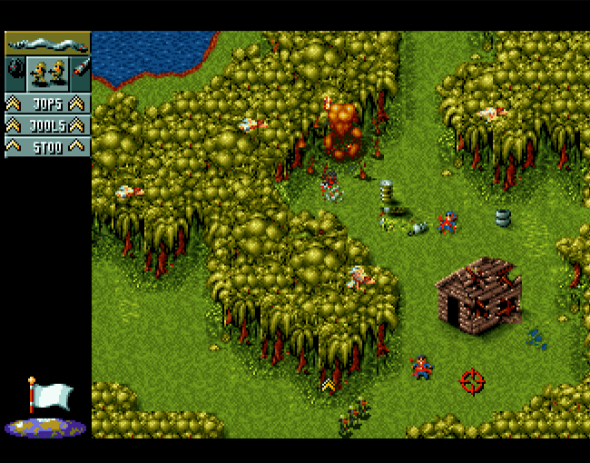 Cannon Fodder atari screenshot