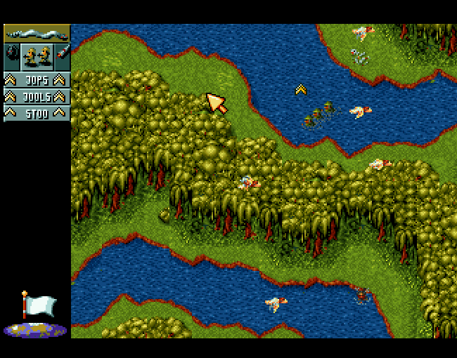 Cannon Fodder atari screenshot