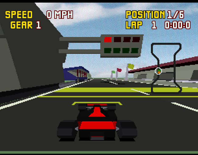 Checkered Flag atari screenshot