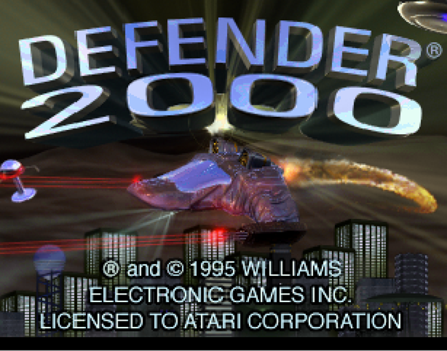 Defender 2000 atari screenshot