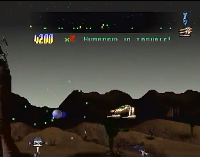 Defender 2000 atari screenshot