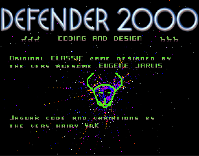 Defender 2000 atari screenshot