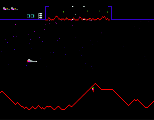 Defender 2000 atari screenshot