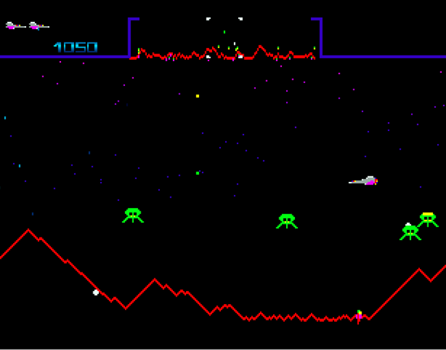 Defender 2000 atari screenshot