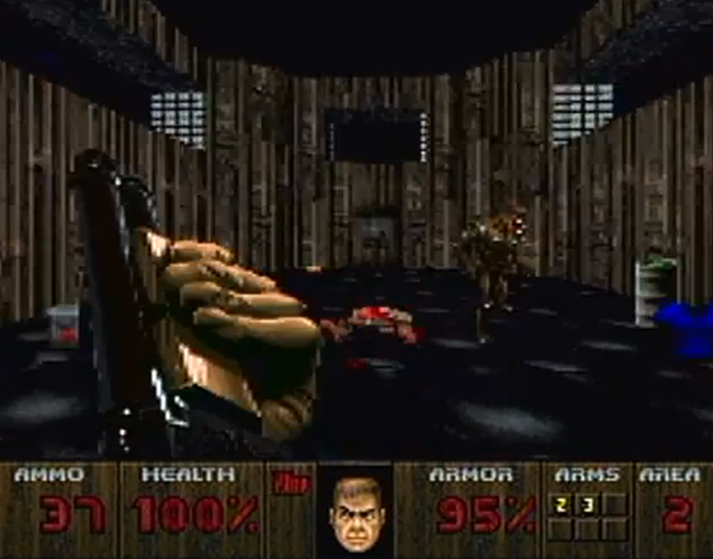 Doom atari screenshot