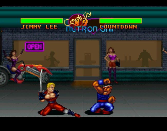 Double Dragon V - The Shadow Falls atari screenshot