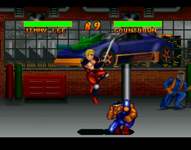 Double Dragon V - The Shadow Falls atari screenshot