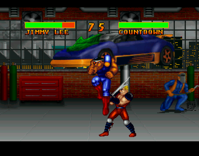 Double Dragon V - The Shadow Falls atari screenshot