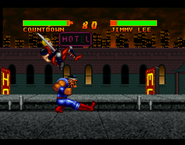 Double Dragon V - The Shadow Falls atari screenshot