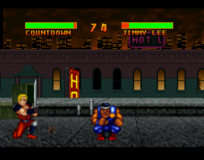 Double Dragon V - The Shadow Falls atari screenshot