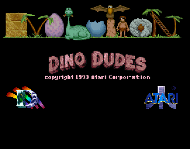 Evolution - Dino Dudes atari screenshot