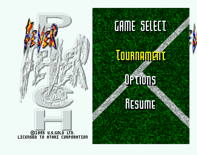 Fever Pitch Soccer atari screenshot