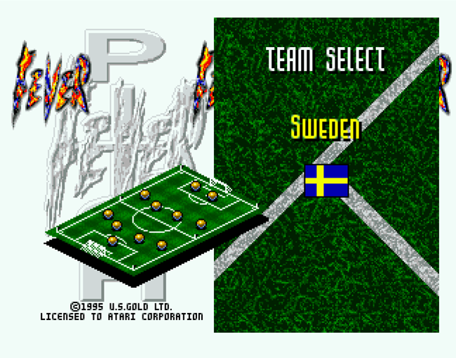 Fever Pitch Soccer atari screenshot
