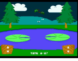 Frog Feast atari screenshot