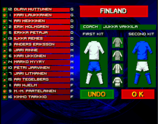 Sensible Soccer International Edition atari screenshot