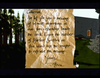 Myst atari screenshot