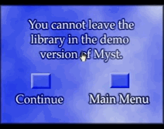 Myst atari screenshot