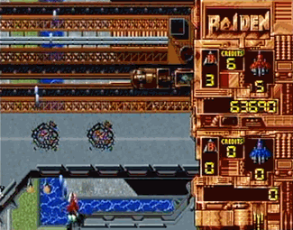 Raiden atari screenshot