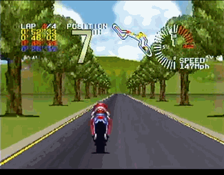 Super Burnout atari screenshot
