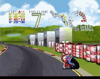 Super Burnout atari screenshot