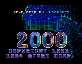 Tempest 2000 atari screenshot