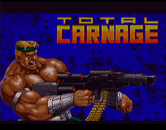 Total Carnage atari screenshot