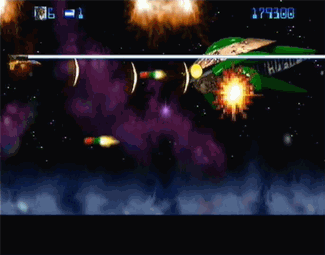 Trevor McFur in the Crescent Galaxy atari screenshot