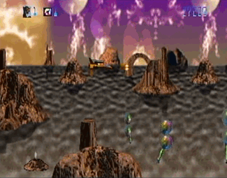 Trevor McFur in the Crescent Galaxy atari screenshot