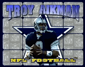 Troy Aikman NFL Football atari screenshot