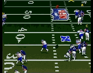 Troy Aikman NFL Football atari screenshot