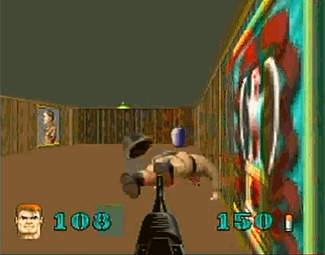 Wolfenstein 3D atari screenshot