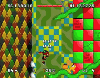 Zool 2 atari screenshot