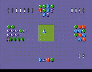 Zoop atari screenshot