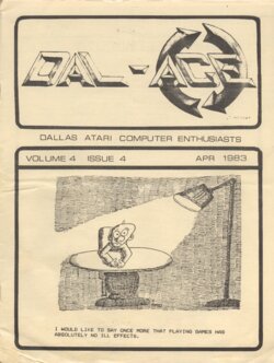 Dallas Atari Computer Enthusiasts — Volume 4, Issue 4