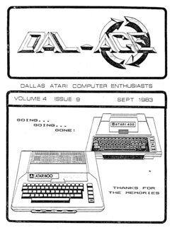 Dallas Atari Computer Enthusiasts — Volume 4, Issue 9