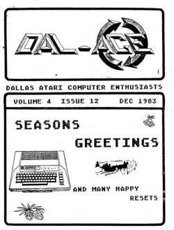 Dallas Atari Computer Enthusiasts — Volume 4, Issue 12