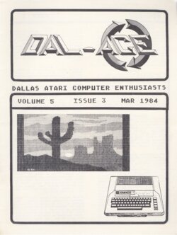Dallas Atari Computer Enthusiasts — Volume 5, Issue 3