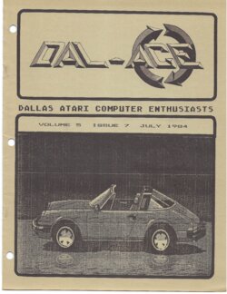 Dallas Atari Computer Enthusiasts — Volume 5, Issue 7