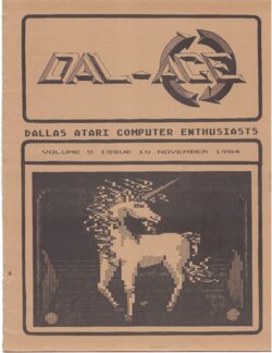 Dallas Atari Computer Enthusiasts — Volume 5, Issue 11