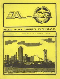 Dallas Atari Computer Enthusiasts — Volume 6, Issue 1