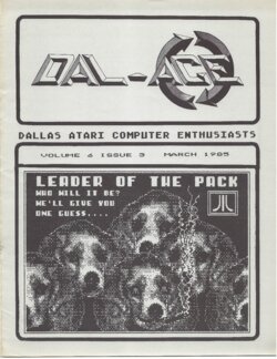 Dallas Atari Computer Enthusiasts — Volume 6, Issue 3