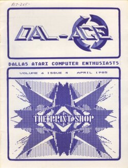 Dallas Atari Computer Enthusiasts — Volume 6, Issue 4