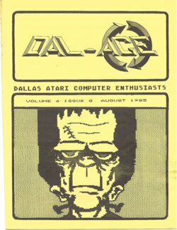 Dallas Atari Computer Enthusiasts — Volume 6, Issue 8