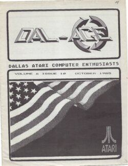 Dallas Atari Computer Enthusiasts — Volume 6, Issue 10