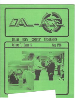 Dallas Atari Computer Enthusiasts — Volume 7, Issue 5
