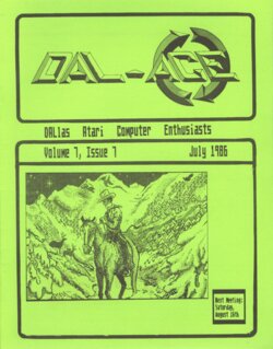 Dallas Atari Computer Enthusiasts — Volume 7, Issue 7