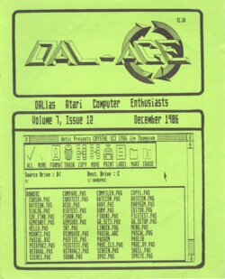 Dallas Atari Computer Enthusiasts — Volume 7, Issue 12