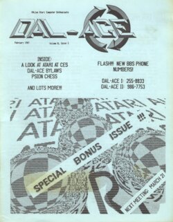 Dallas Atari Computer Enthusiasts — Volume 8, Issue 2