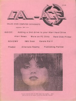 Dallas Atari Computer Enthusiasts — Volume 8, Issue 9